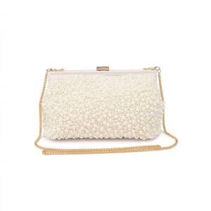 NEW URBAN EXPRESSIONS women's samira evening bag in ivory